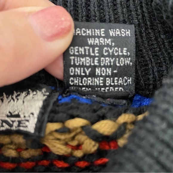 Bramble Lane Multi-Colored Vintage Grandpa Sweater Size Small - Picture 6 of 6